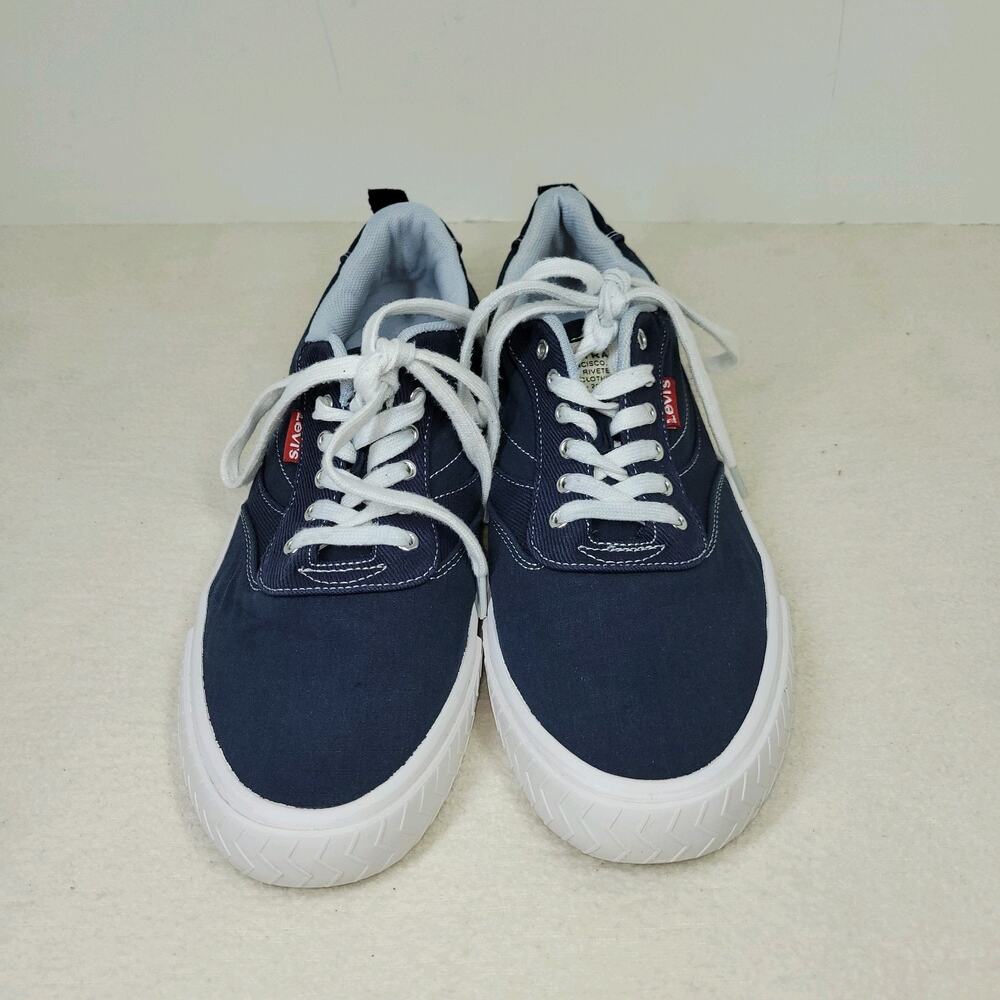Levis Shoes Womens Naya Size 8.5 Blue 529794 Sneakers Comfort Casual Denim Jean - Picture 7 of 15